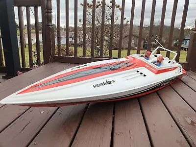 SHOCKWAVE 55 RC Speed Boat Gas Powered Engine 55  Massive • $1489