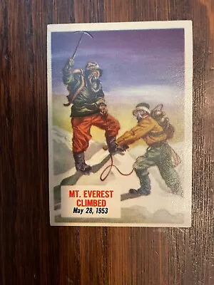 1954 Scoops #70 Mt. Everest Climbed May 28 1953 Nm  Nice • $30