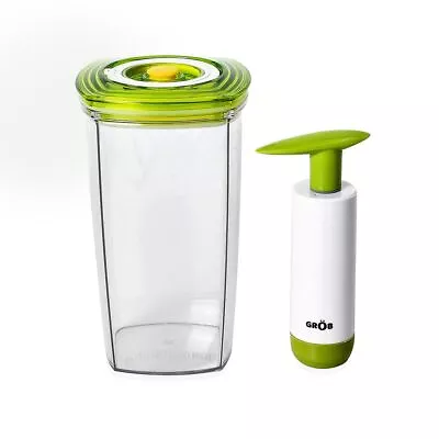 $37.48 • Buy Set Of 2 Vacuum Seal Air-Tight Juice Container A Pump Portable Liquid Storage