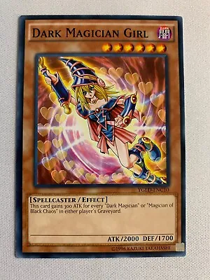 Yugioh Dark Magician Girl YGLD-ENC10 Card Near Mint • $2.99