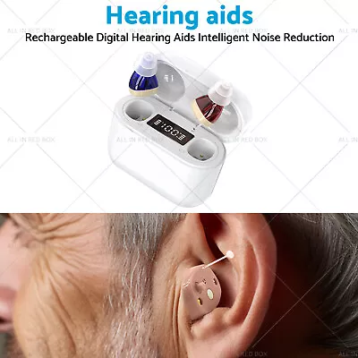 Rechargeable Hearing Aids Digital Hearing Aids Intelligent Noise Reduction AU • $75.67