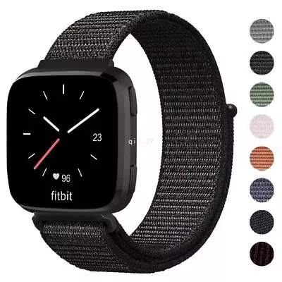 For Fitbit Versa / Versa 2 Nylon Fabric Wristband Watch Band Replacement Strap • $9.99