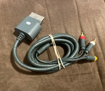 Official Microsoft Xbox 360 Audio Video AV Cable! ~ Works Great! ~ Authentic! • $7.99