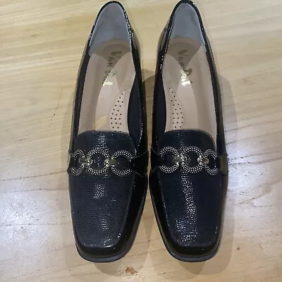 Ladies Van Dal  Edendale Shoes -  Slip On - Black- Size 4.5 D • £8