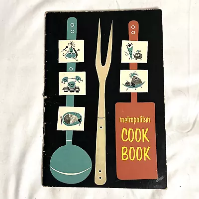 Metropolitan Cook Book Recipe Booklet Poultry Fish Meat Dessert Vintage 1954 • $13.99