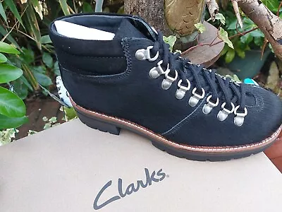 £59.99 • Buy Clarks: Ladies Orianna Alpine Black Interest  Ankle Boots UK SIZE 6 Fit D 