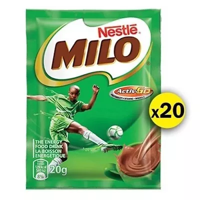 Nestle Milo Hot Chocolate Sachets 20g X 20 Nigerian Powder Drink Same Day Post • £8.99