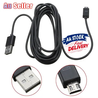 $10.99 • Buy Long Micro USB Charge Charging 3 Meter Power Cable For PS4 One Controller