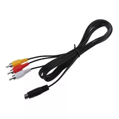 7 Pin S Video To 3 RCA TV Male Cable For Laptop PC Audio • £5.81