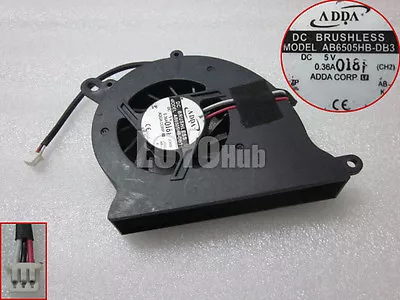 ADDA AB6505HB-DB3 Packard Bell Easynote GN45 Cooling Fan DC5V 0.36A 3-Pin  • $13.99