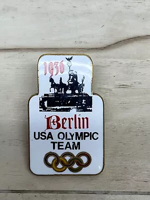 Vtg 1936 Olympic Games Berlin Lapel Pin USA Team • $15