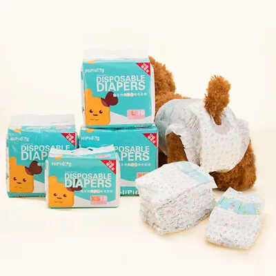 £7.13 • Buy Physiological Pants Dog Diapers For Pet Puppy Disposable Leakproof Nappies 10pcs
