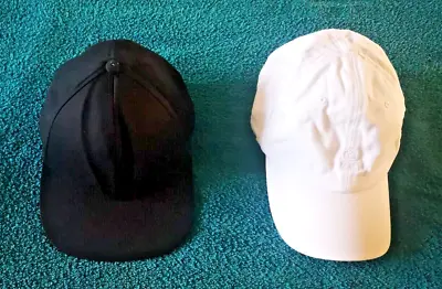 2 X Cotton Golf/ Baseball Caps H&M And Emerson Genius Black & White • £10