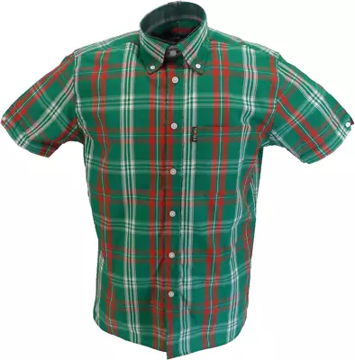 Trojan Mens Emerald Green Short Sleeved Shirts And Pocket Square • £59.99