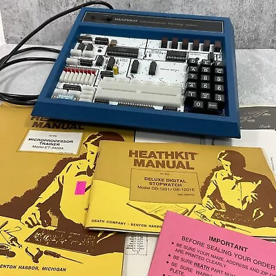 Vintage Heathkit Model ET-3400-A Microprocessor Learning System + Manual + Box • $239.95