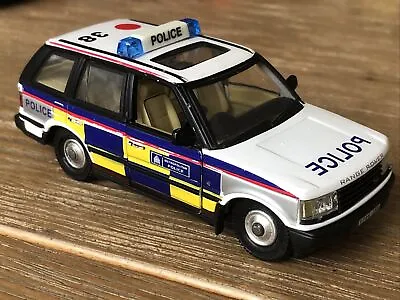 Hongwell Range Rover 4.6 HSE Met Police 1:43 Diecast Rare Spun Al Wheels • £28