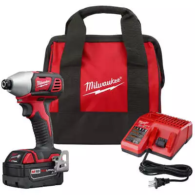 Milwaukee 2656-21P M18 FUEL 18V 1/4  Hex Impact Driver Kit W/ Battery • $99