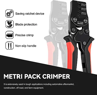 Wire Crimper Weather Pack Crimping Tool Aids For Delphi APTIV Terminals Metri • $45.98