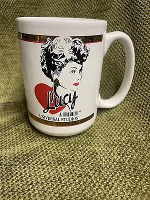Nostalgic “I Love Lucy” Lucille Ball Tribute Coffee Mug Universal Studios 1991 • $12