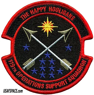 USAF 119TH OPERATIONS SUPPORT SQ -119 OSS- MQ-9 Reaper UAV- ND ANG- VEL PATCH • $10.95