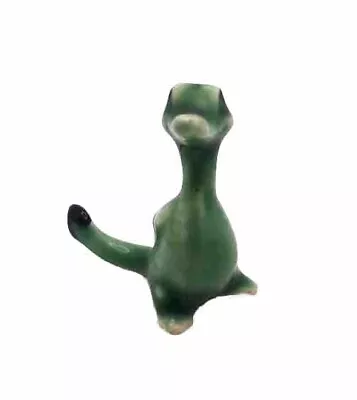 Vintage Rare Green Dragon Figurine Porcelain By Hagen Renaker 1  Tall Miniature • $24.99