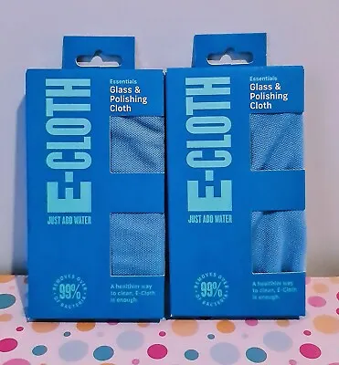 E-Cloth Glass Cleaning & Polishing 2 Pack • £7.99