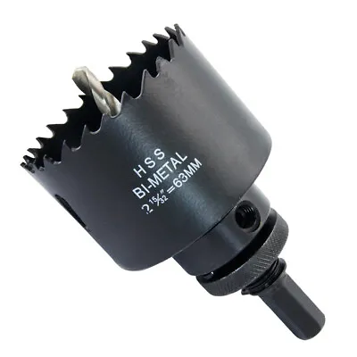 Hole Saw For Cutting Wood And Metal Pipes Hole Cutter With 38mm Cutting Depth • $10.29