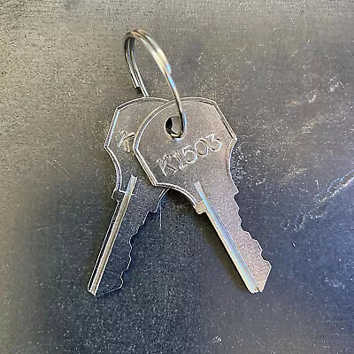 $15.99 • Buy (2) Kennedy Tool Box Replacement Keys Cut Key Code K1450 - K1699 -Free Tracking