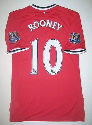 2011-2012 Nike Manchester United Wayne Rooney Home Jersey Shirt Kit England • $229.99