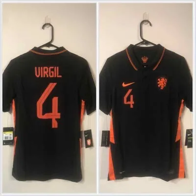 Virgil #4 Netherlands 2022 Away Small Football Shirt Vaporknit Nike BNWT • £75