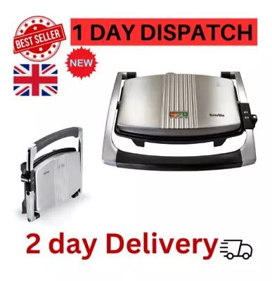 £26.99 • Buy Breville Sandwich/Panini Press & Toastie Maker | 3-Slice | Non-stick-coated Char