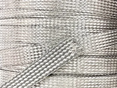 25 Feet 1/2 Braided Braid Stainless  Expandable Sleeve Wire Harness Loom    • $28.95