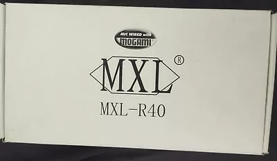 MXL R40 Ribbon Microphone New Open Box MINT • $89