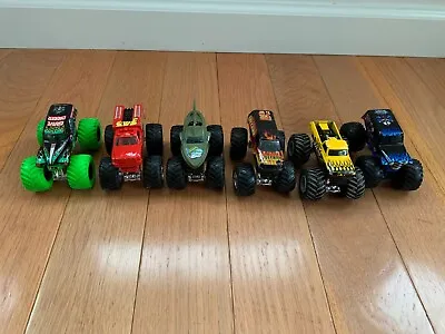 Monster Jam 1:64 Scale Sonuva Digger Grave Digger Inferno Shark Titan - Lot Of 6 • $29.97