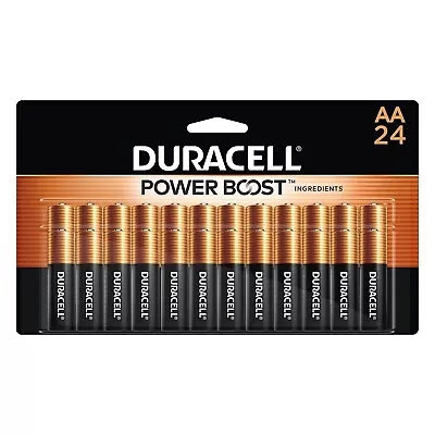 Duracell Coppertop AA Alkaline Batteries 24/Pack (MN1500B240001) 867474 • $18.29