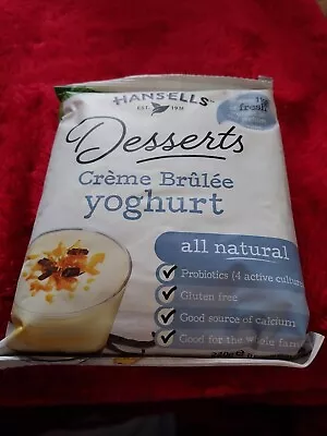 Hansells Dessert Mix X 2 Creme Brulee Yoghurt Mix (Like Easi Yo) • £3