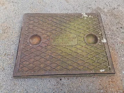 Cast Iron Manhole Drain Cover & Frame 660mm X 510mm Diamond Pattern Inspection  • £120