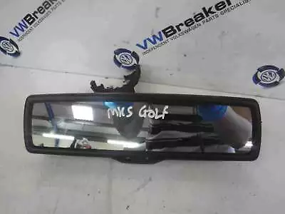 Volkswagen Golf MK5 2003-2009 Rear View Mirror Plain Black 1K0857511 • $21.14