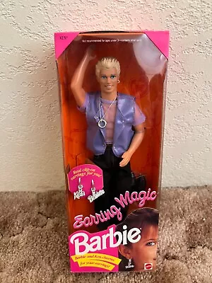 Vintage 1992 Mattel Barbie Earring Magic Ken Doll - New In Box • $100