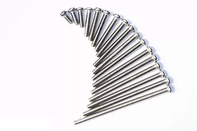 £2.25 • Buy M6 J.I.S Japanese Industrial Standard Stainless Steel Pan Head Screws (8mm-55mm)