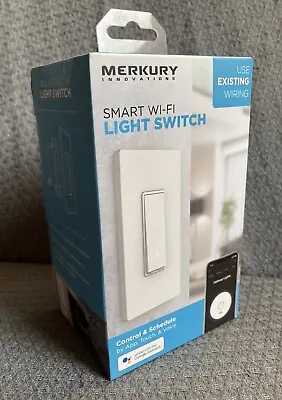 Merkury Innovations Smart Wifi Light Switch - Google Assistant / Alexa / Cortana • $14.50