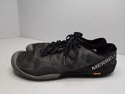 Merrell Vapor Glove 3 Barefoot Women's Grey Vibram Sneakers Shoes Size 6 J12674 • $23.95