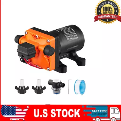 12 Volt Water Pressure Diaphragm Pump Self-Priming Pump 55 PSI 3.5 GPM Boat RV • $36.80