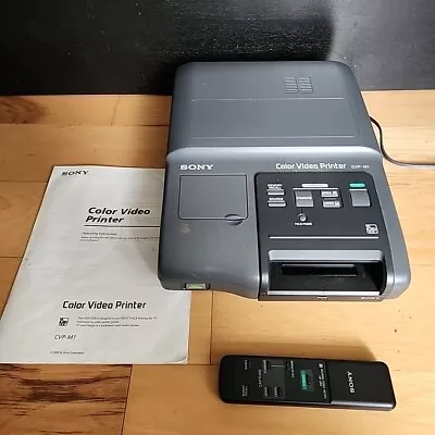 Sony Color Video Printer CVP-M1 W/RMT-M1 Remote And Manual - Free Shipping! • $115.99
