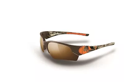 Mossy Oak Camo Ramrod Sunglasses Orange Logo Brown Frame Lens • $28.95