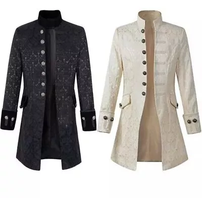 2023 Medieval Punk Jacket Long-sleeved Vintage Men's Clothing Jacket • $47.06