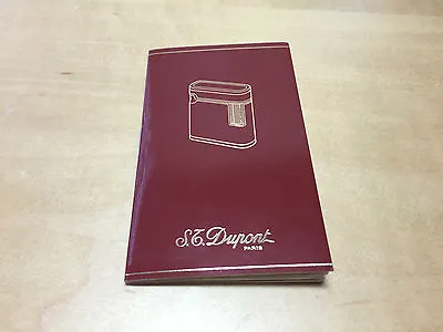 $95.11 • Buy Instruction Manual - S.T.Dupont - Lighter Briquet - For Collectors