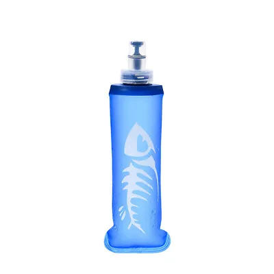 250/500ML TPU Folding Soft Flask Sports Water Bottle Camping For Running UK • £5.85