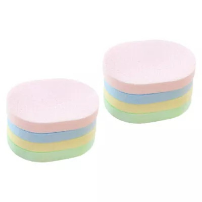 8 Pcs Powder Puff Sponge Face Exfoliating Puffs Cleaning • $13.69