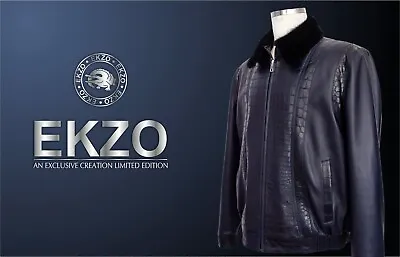 Men's Jacket EKZO  Crocodile 100%/Real Price 11000$ • $3500